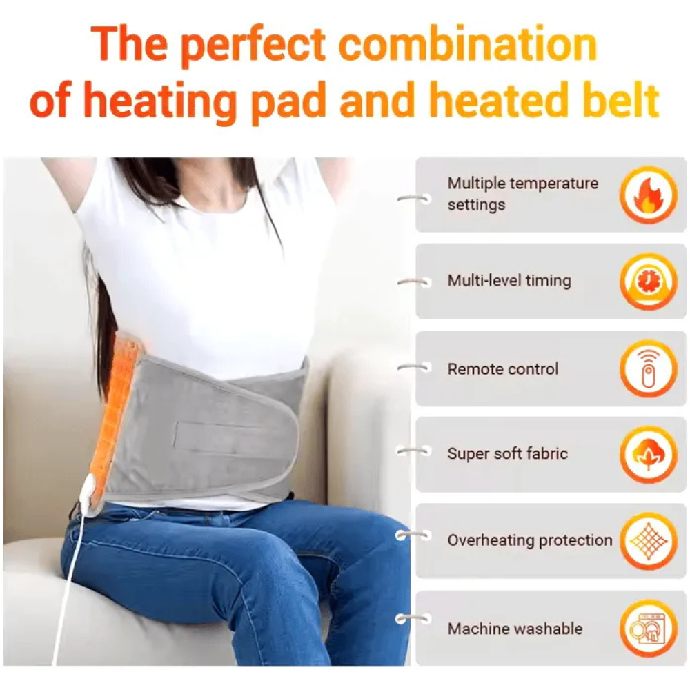 Almohadilla Termica Extension Cinturon Fisioterapia Colicos