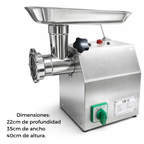Molino Carne Industrial Picador Electrico 12 Acero 1hp 110v 110v