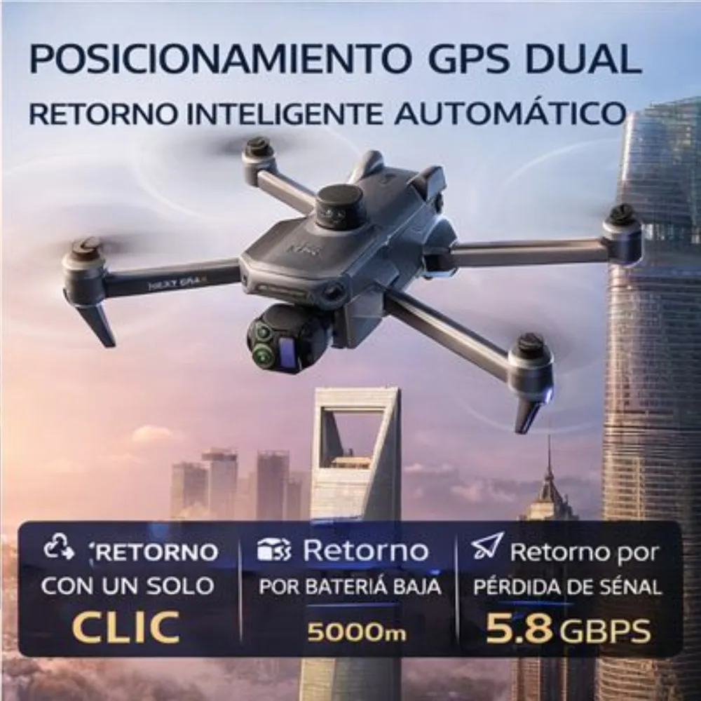 Drone P7 Max Doble Cámara 4k Uhd Wifi 2.4ghz Profesional