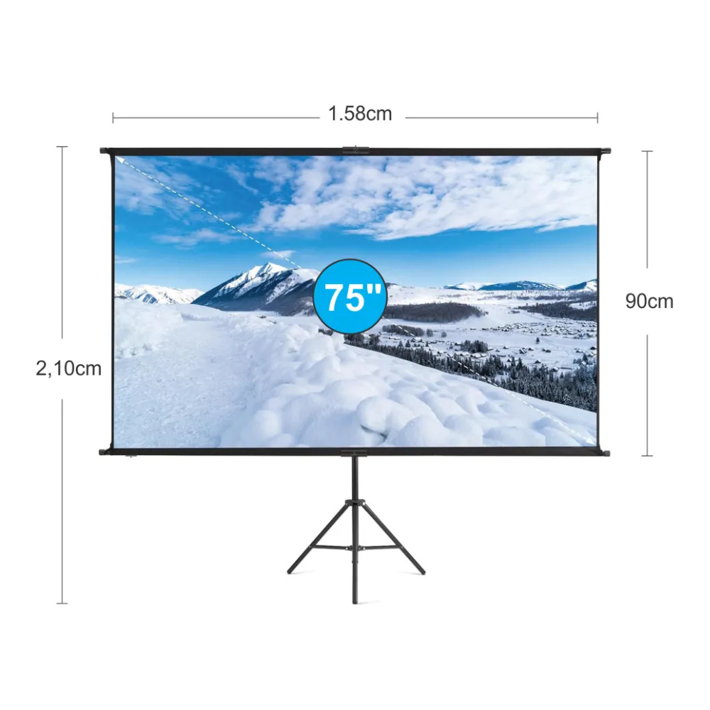 Telon 72 Pulgadas Para Proyector Video Beam Tripode 2mts