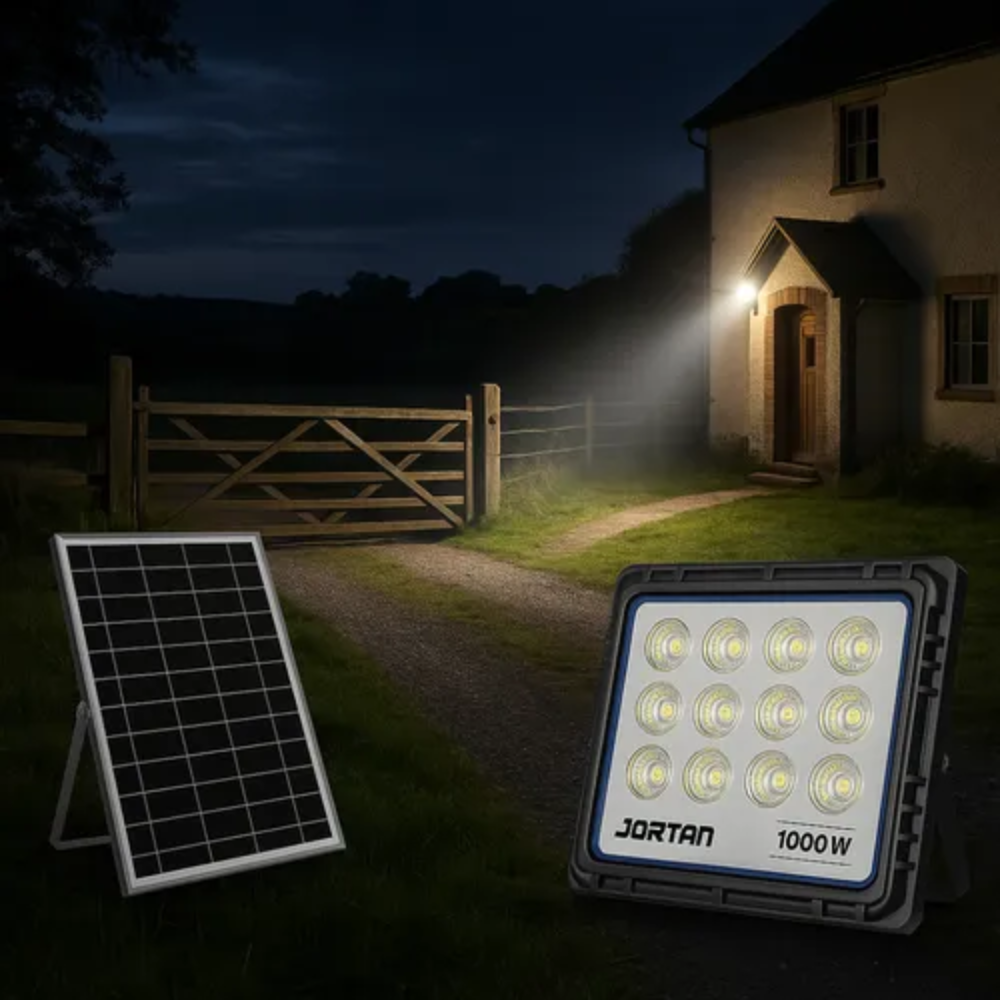 🌞Reflector Solar 1000w Lampara Led Panel Solar Exteriores