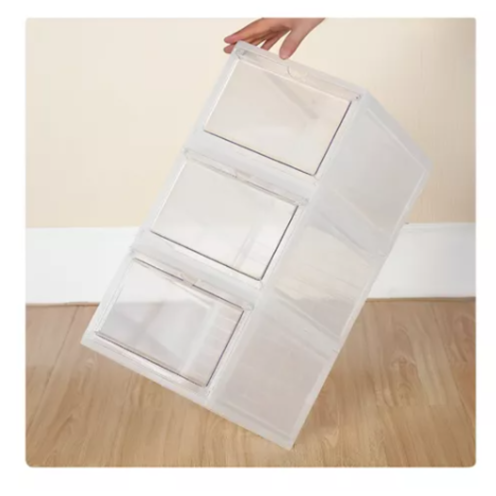 👟📦Organizador Plegable Para Zapatos Multifunción De 3 Niveles🧺✨