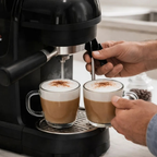 Cafetera Capuchino Expresso Cafe Latte Moca 20 Bar 1500w Negro 110