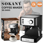 Maquina Para Cafe Expreso Capuchino Latte 850w 20bar Regalo
