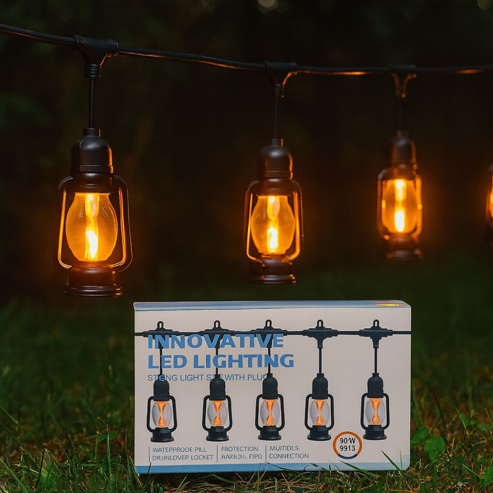 Bombillos Vintage Extension Exteriores Luces Led Solares 10