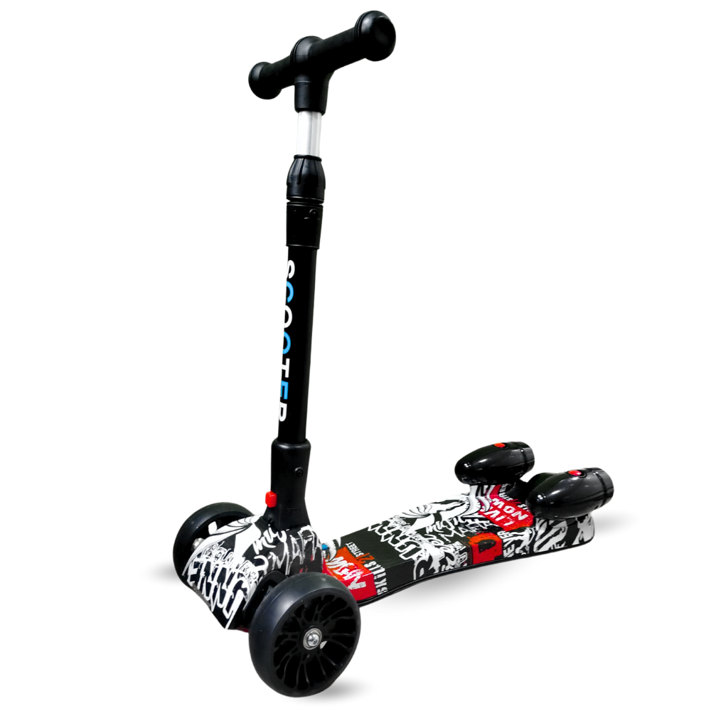 Patineta Scooter Con Humo Para Niños Bluetooth Luces Led