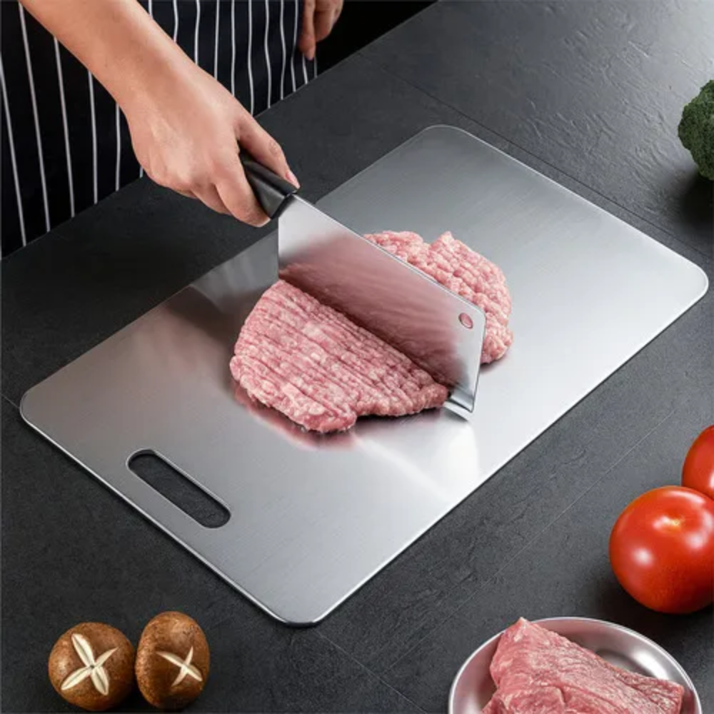 Set X3 Tabla De Picar Para Cocina En Acero Inoxidable 304