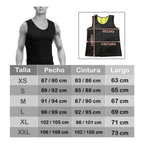Faja Termica Reductora Chaleco Sauna Hombre Gimnasio