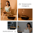 Humidificador Difusor Aromas Electrico Led Niebla Titanic