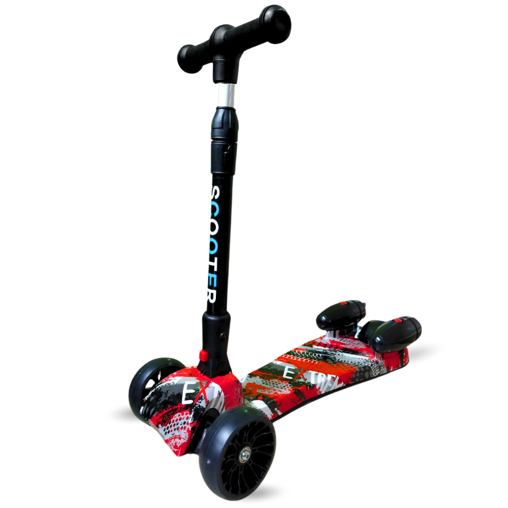Patineta Scooter Con Humo Para Niños Bluetooth Luces Led
