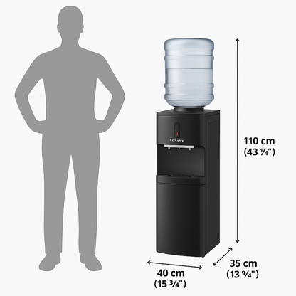 Dispensador Sokany 3 Temperaturas + Nevera 🔥❄️ ¡Agua al Instante y Espacio Extra!