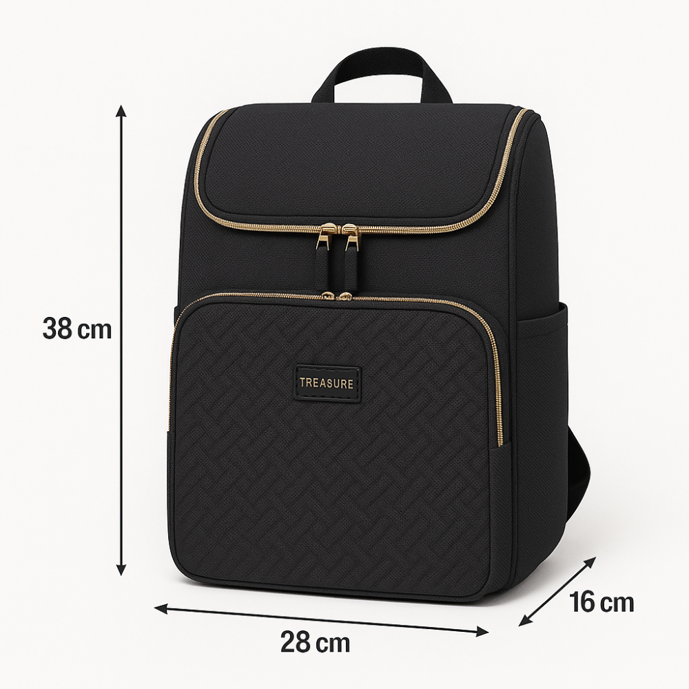 Morral Ejecutivo Antirrobo Impermeable Laptop 15,6" Negro