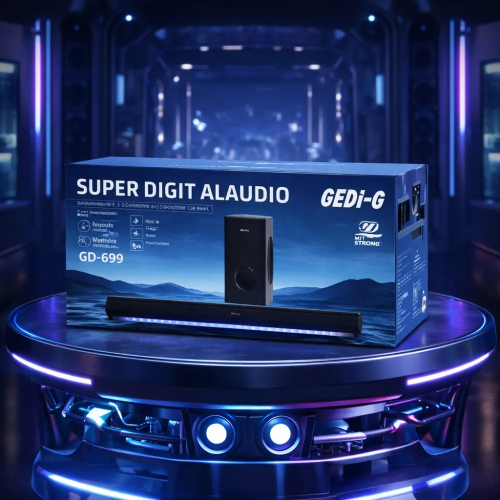 Barra Sonido Teatro En Casa Subwoofer Bluetooth Cine En Casa