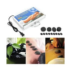 Kit de terapia con piedras calientes volcánicas de 16 pulgadas