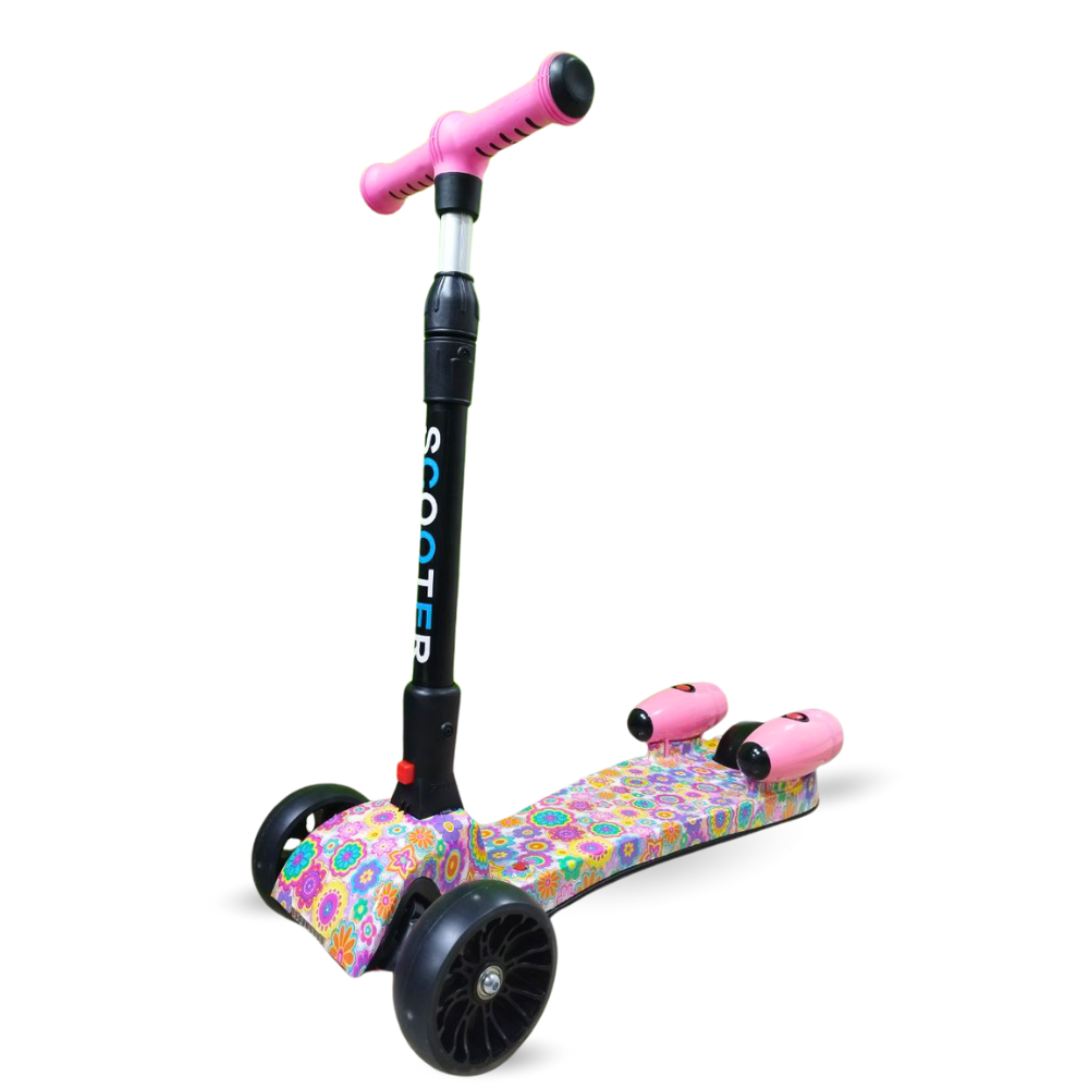 Patineta Scooter Con Humo Para Niños Bluetooth Luces Led