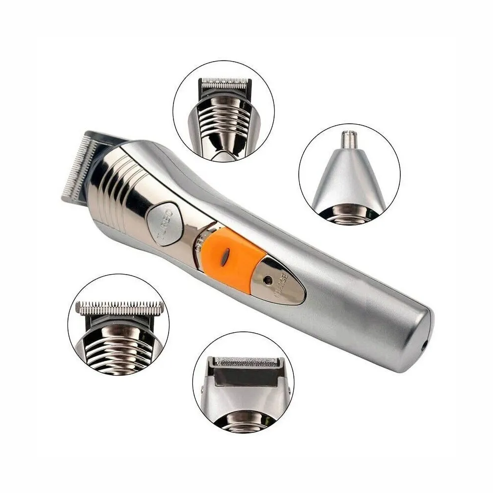 Afeitadora Y Peluquería Recargable Pro-Gemei 7 En 1 + Turbo