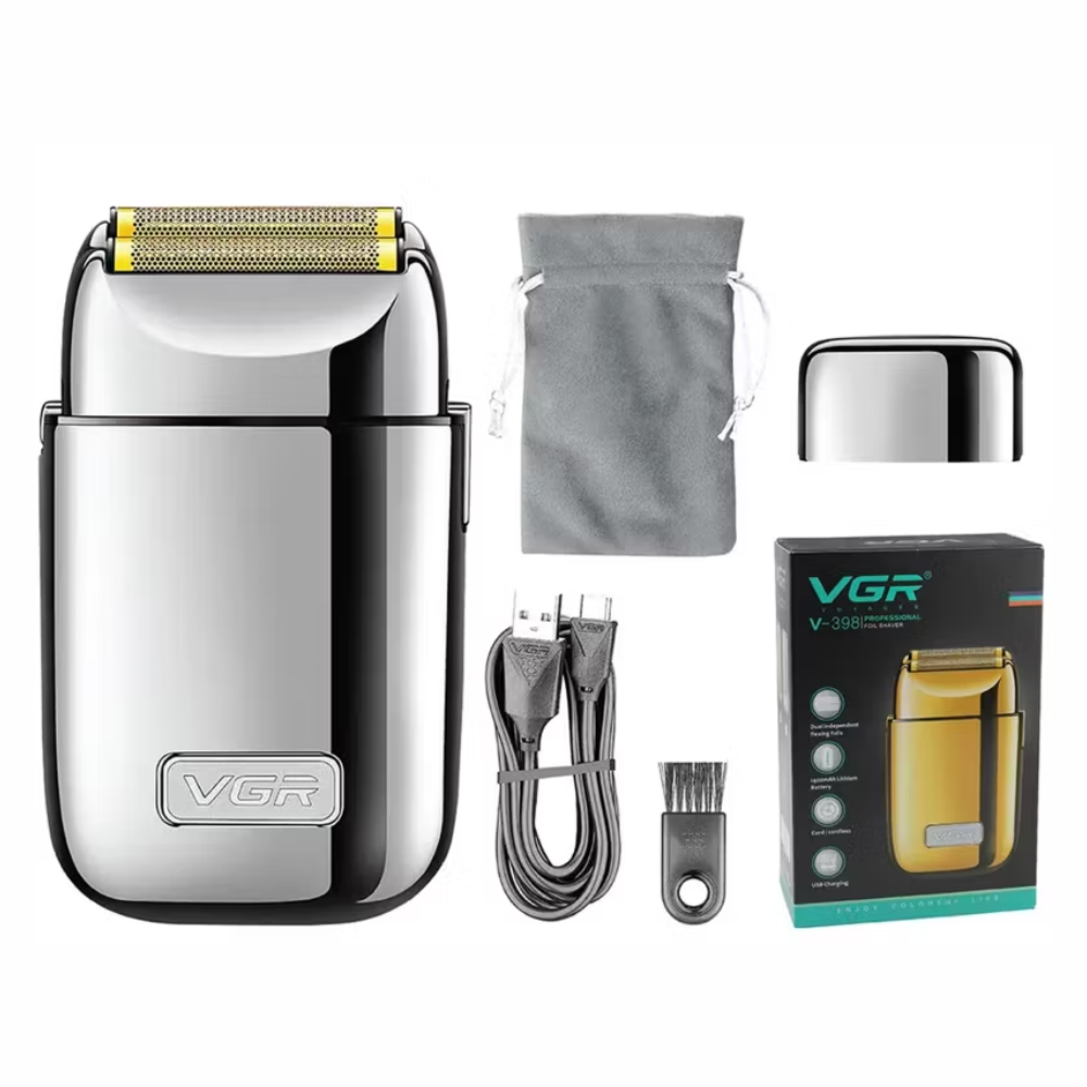 Afeitadora Eléctrica Shaver Recargable Vgr Original V-398