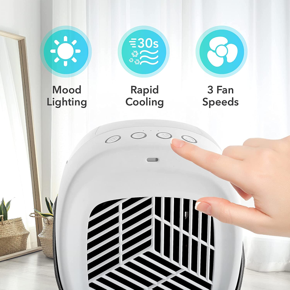 ❄️🔥Aire Acondicionado Portátil Recargable Luz Led G2 Original❄️🔥