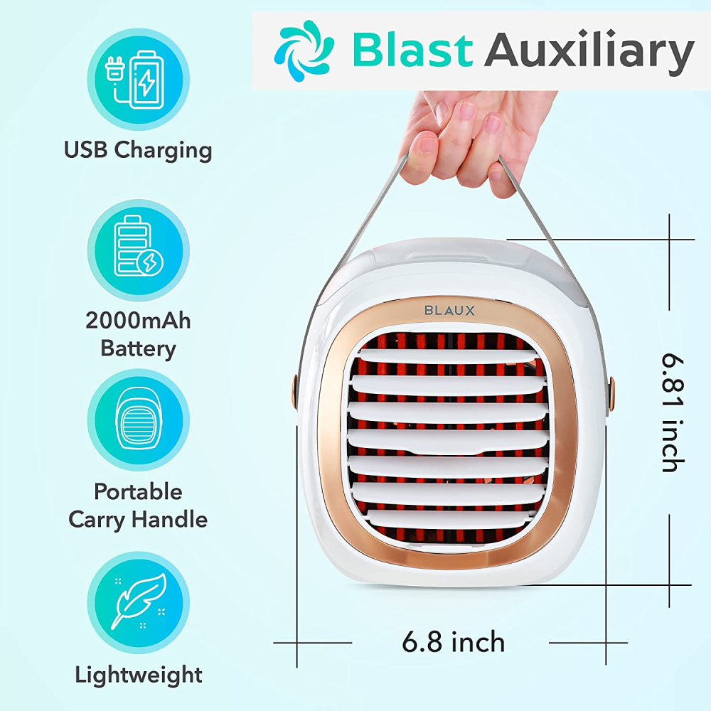 ❄️🔥Aire Acondicionado Portátil Recargable Luz Led G2 Original❄️🔥