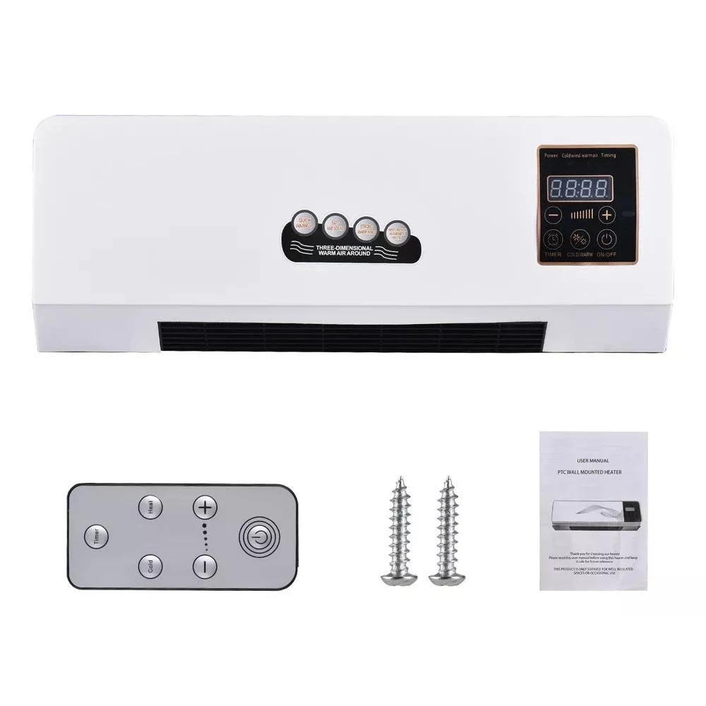 Calentador De Ambiente y Ventilador 2000w Portátil Con Control