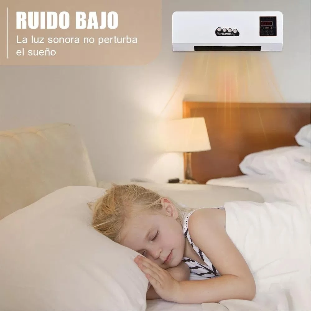 Calentador De Ambiente y Ventilador 2000w Portátil Con Control