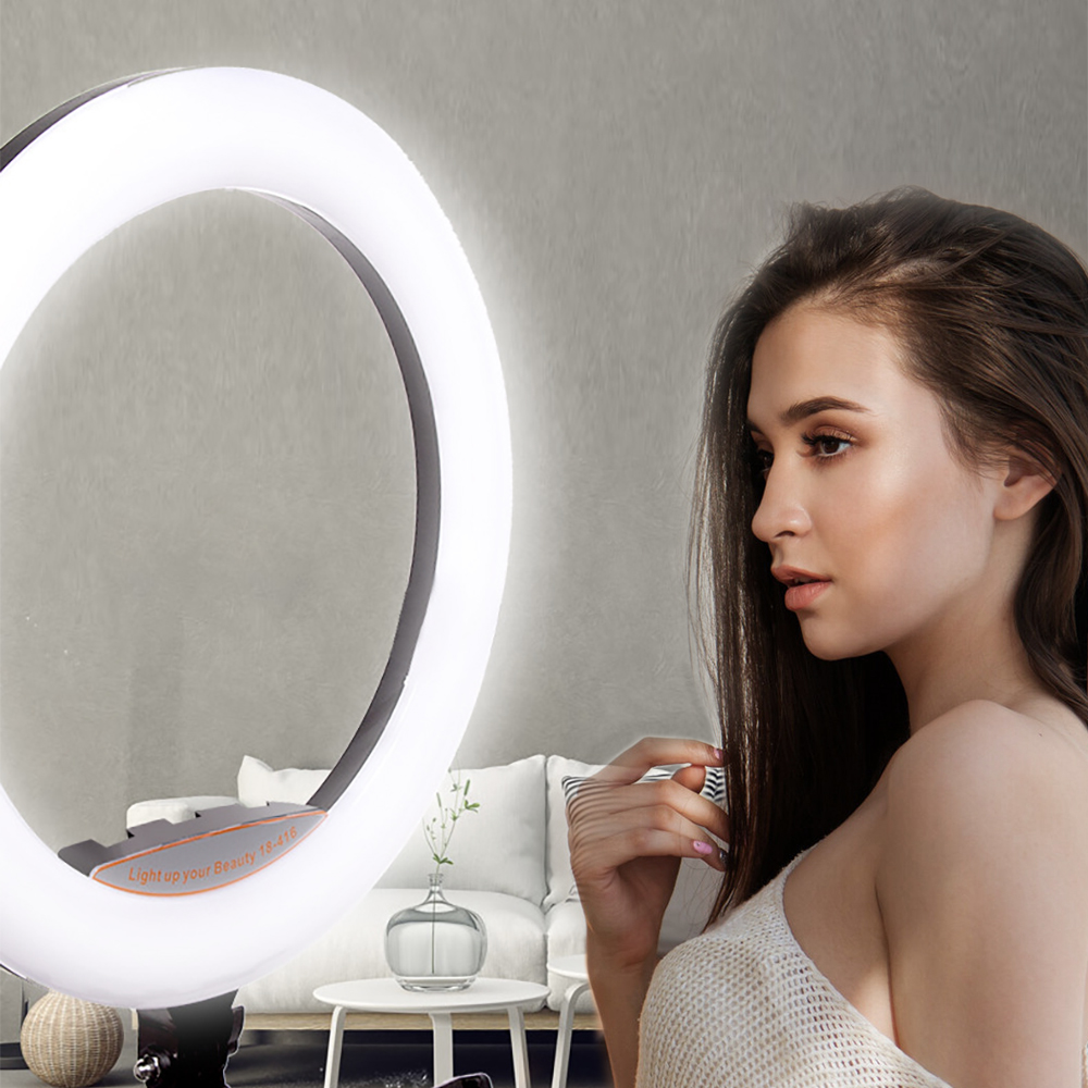 Aro De Luz 45 Cm Rgb Led Trípode Pro