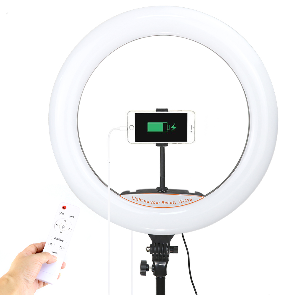 Aro De Luz 45 Cm Rgb Led Trípode Pro