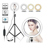 Aro Luz 26 Cm Led Cálido Trípode Profesional 2 Mts Inteligente