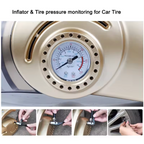 Aspiradora Para Carro 4 En 1 Con Compresor Integrado