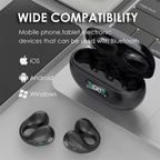 Audífonos Conducción Ósea Clic Inalámbricos Bluetooth P3 Silicona