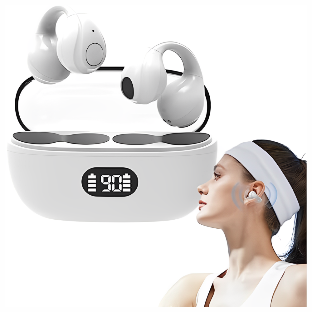Audífonos Conducción Ósea Clic Inalámbricos Bluetooth P3 Silicona
