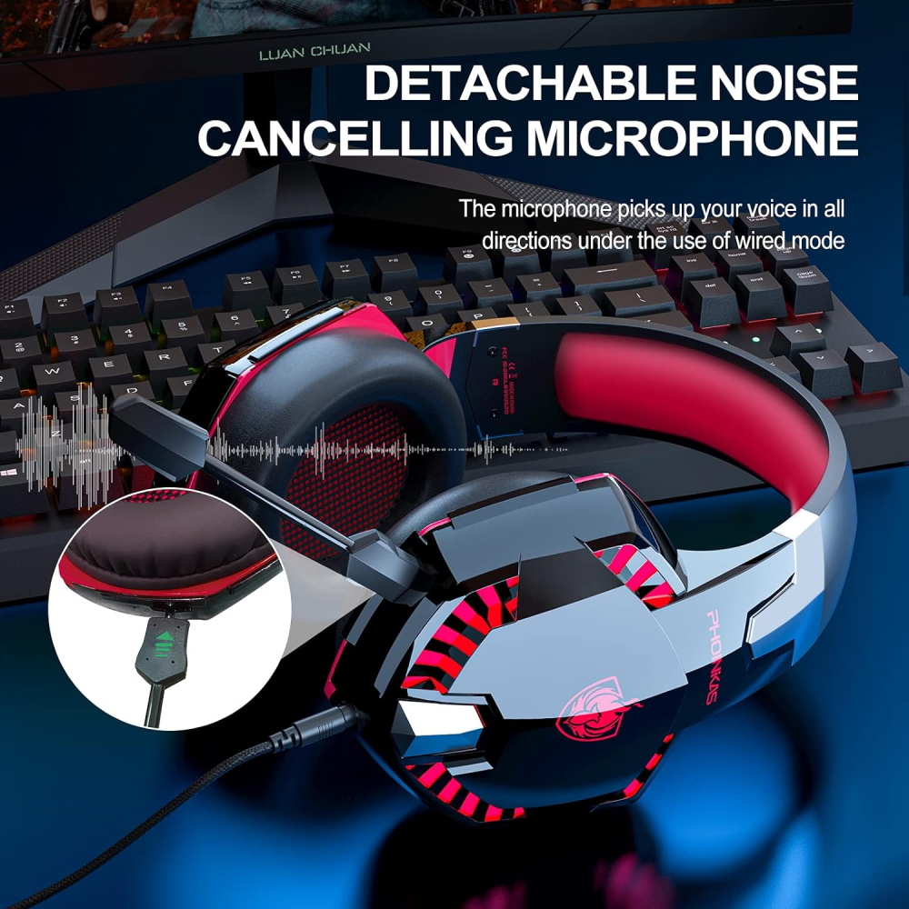 Audífonos Gamer Bluetooth Inalámbricos G2000 Pro Phoinikas