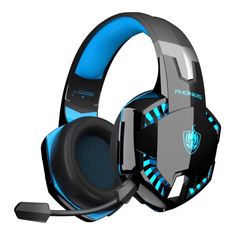 Audífonos Gamer G2000 Pro Bluetooth Cable Micrófono Desmontable LED