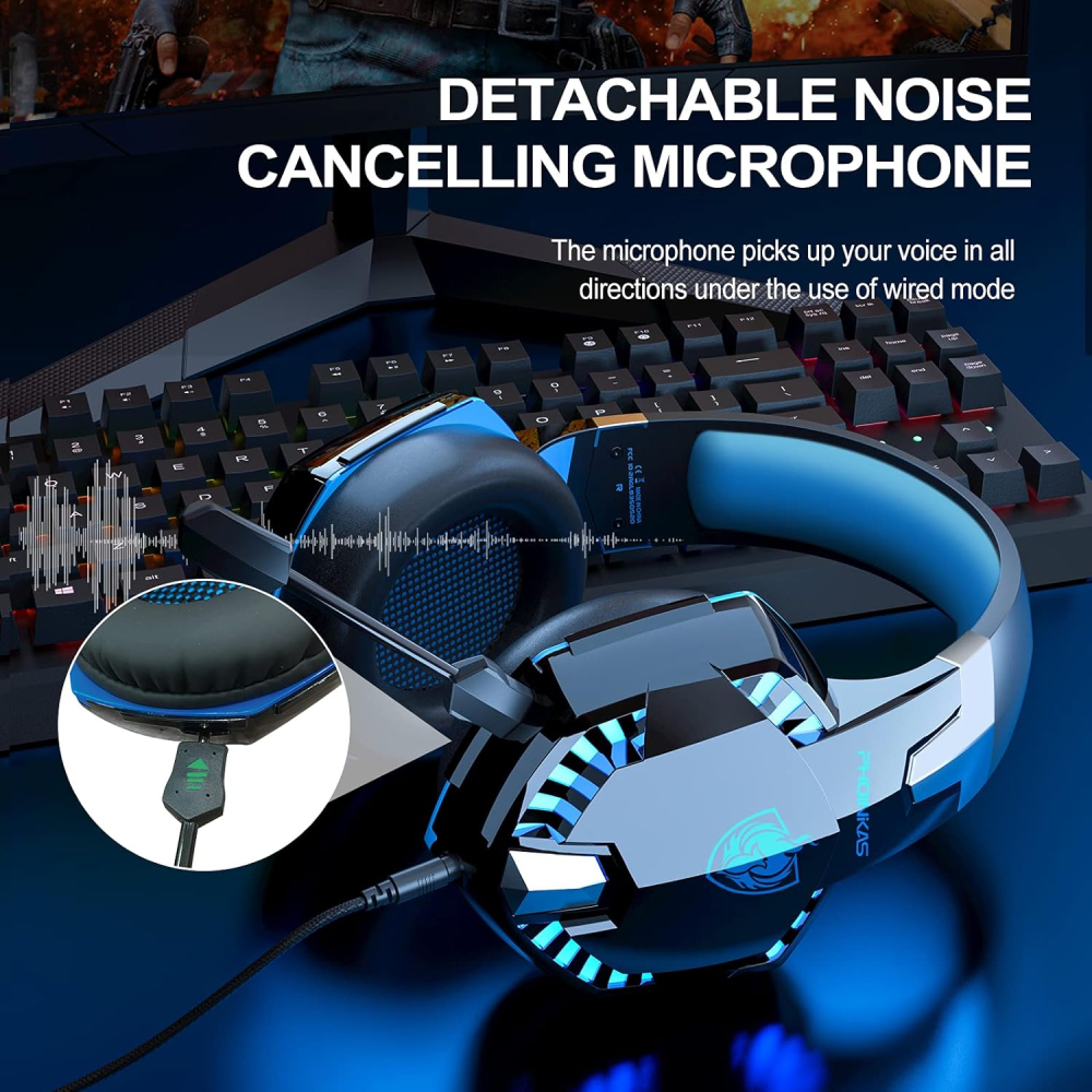 Audífonos Gamer Bluetooth Inalámbricos G2000 Pro Phoinikas