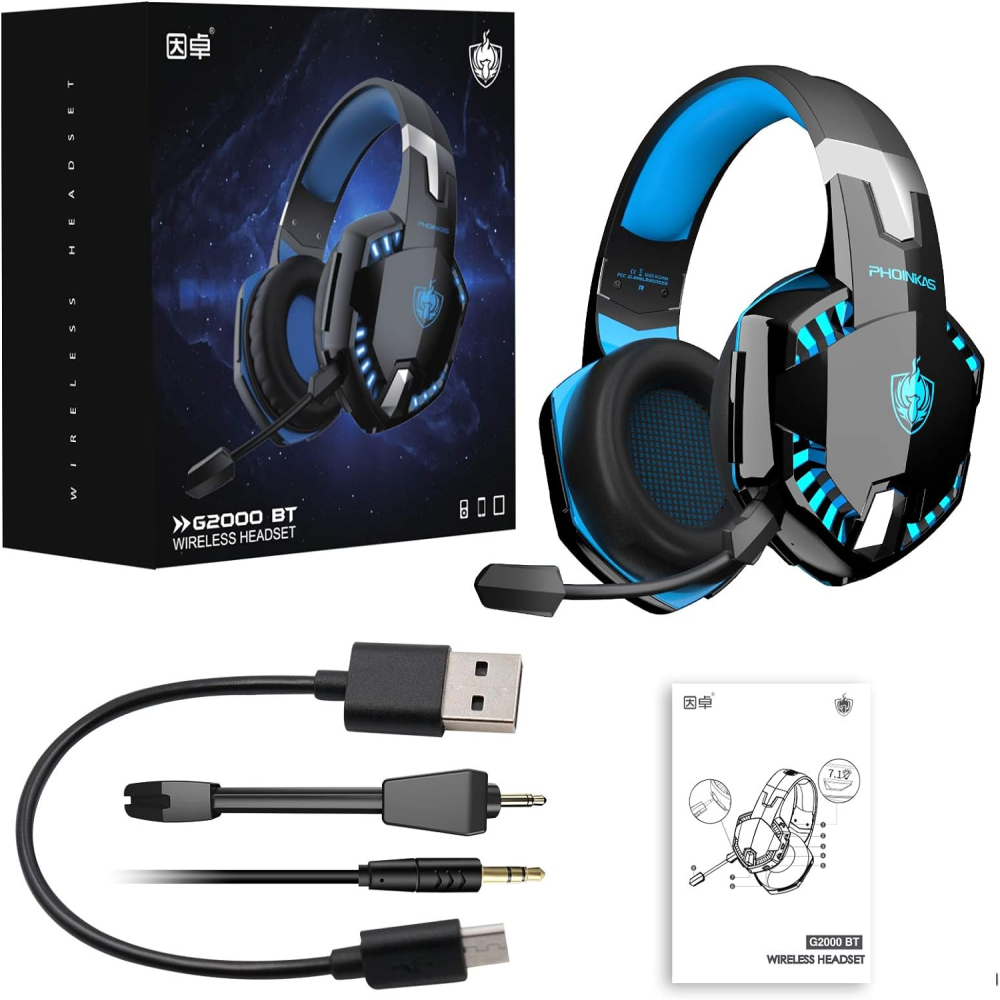 Audífonos Gamer Bluetooth Inalámbricos G2000 Pro Phoinikas