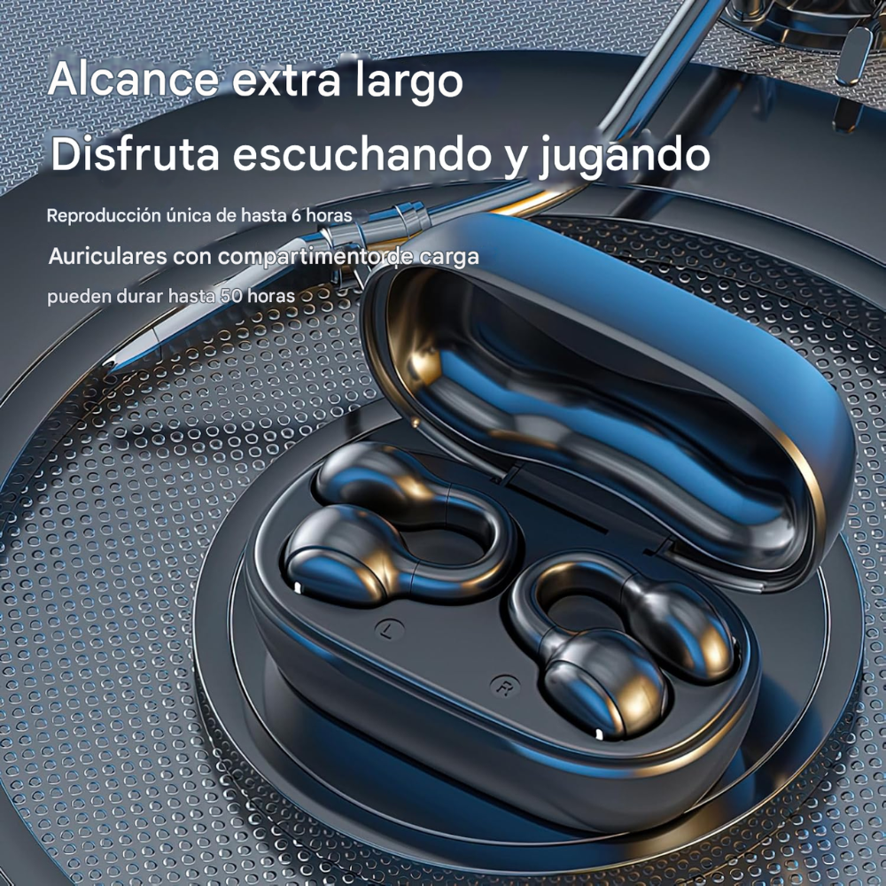 🎧Audifonos Auricular Clip Bluetooth Inalámbrico M47 Led 🎶