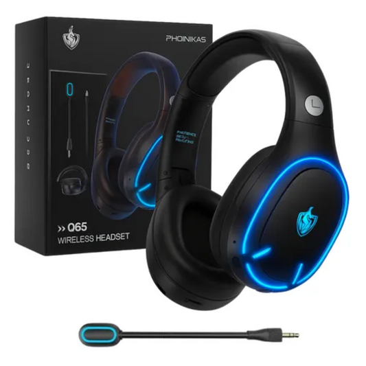 Diadema Audífonos Gamer Inalámbrico Phoinikas Led Microfono