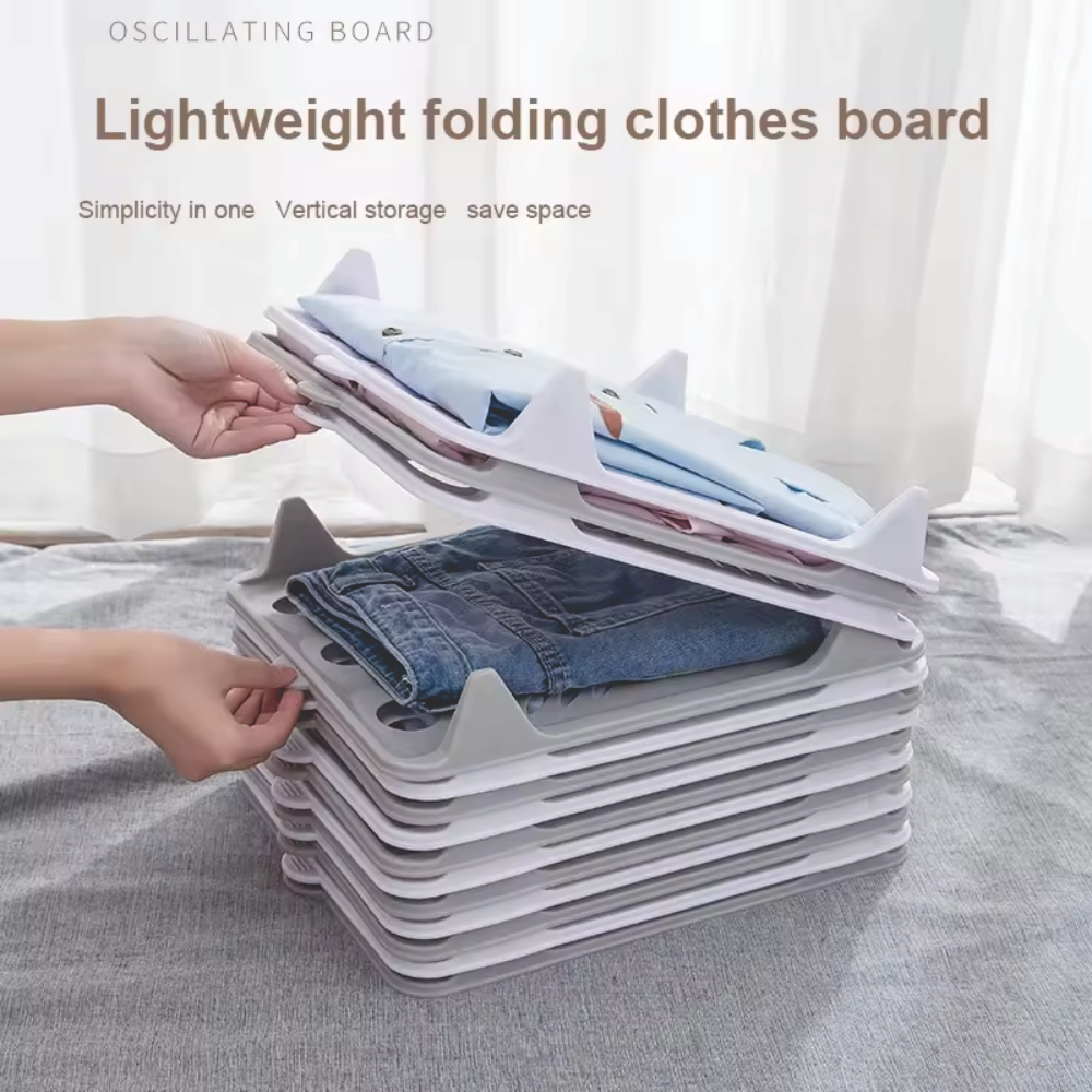 👚✨Bandeja Organizador De Ropa Camisas Y Pantalones 10 Unidades🌟🧺