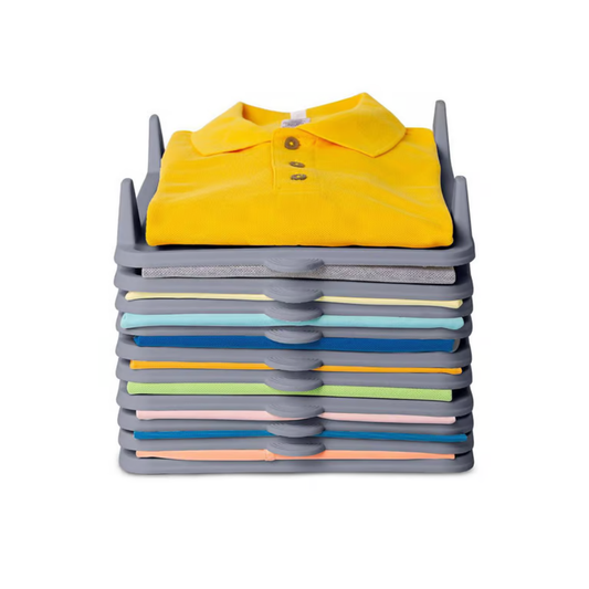 👚✨Bandeja Organizador De Ropa Camisas Y Pantalones 10 Unidades🌟🧺
