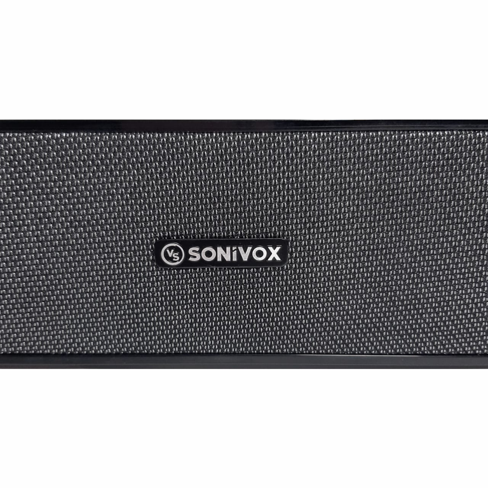 Barra De Sonido Sonivox Estéreo Soundbar Usb Aux Opt Av