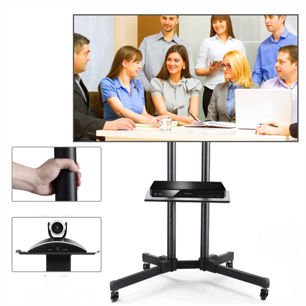 Soporte Para Tv Pedestal Móvil Con Ruedas Para Tv 32 A 70 A1500