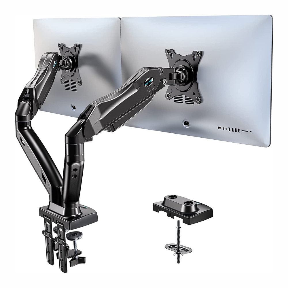 Base Neumática De Escritorio Para Monitor Doble 17-33 An-110