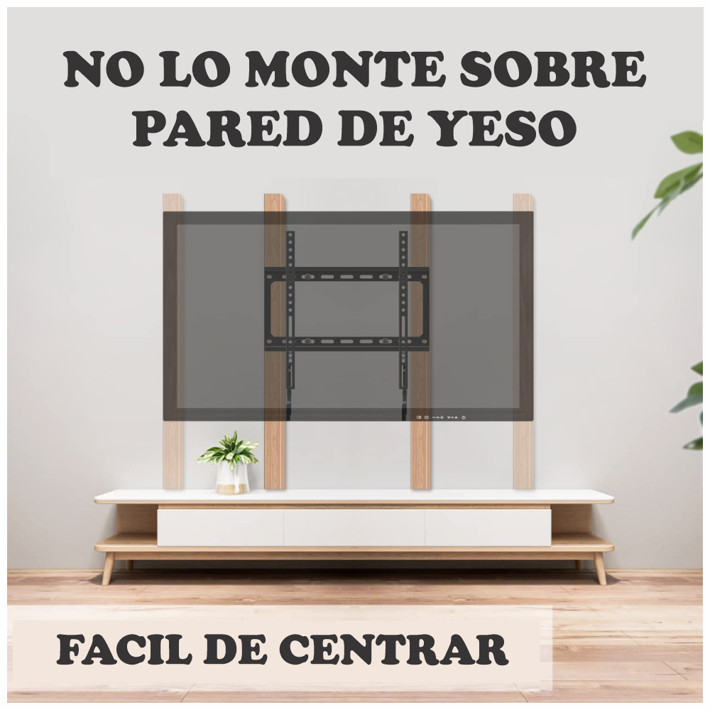 Soporte De Pared Fijo Inclinación Para Tv 23 A 42 Pulgadas