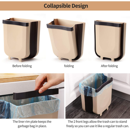 Caneca Basurero Plegable