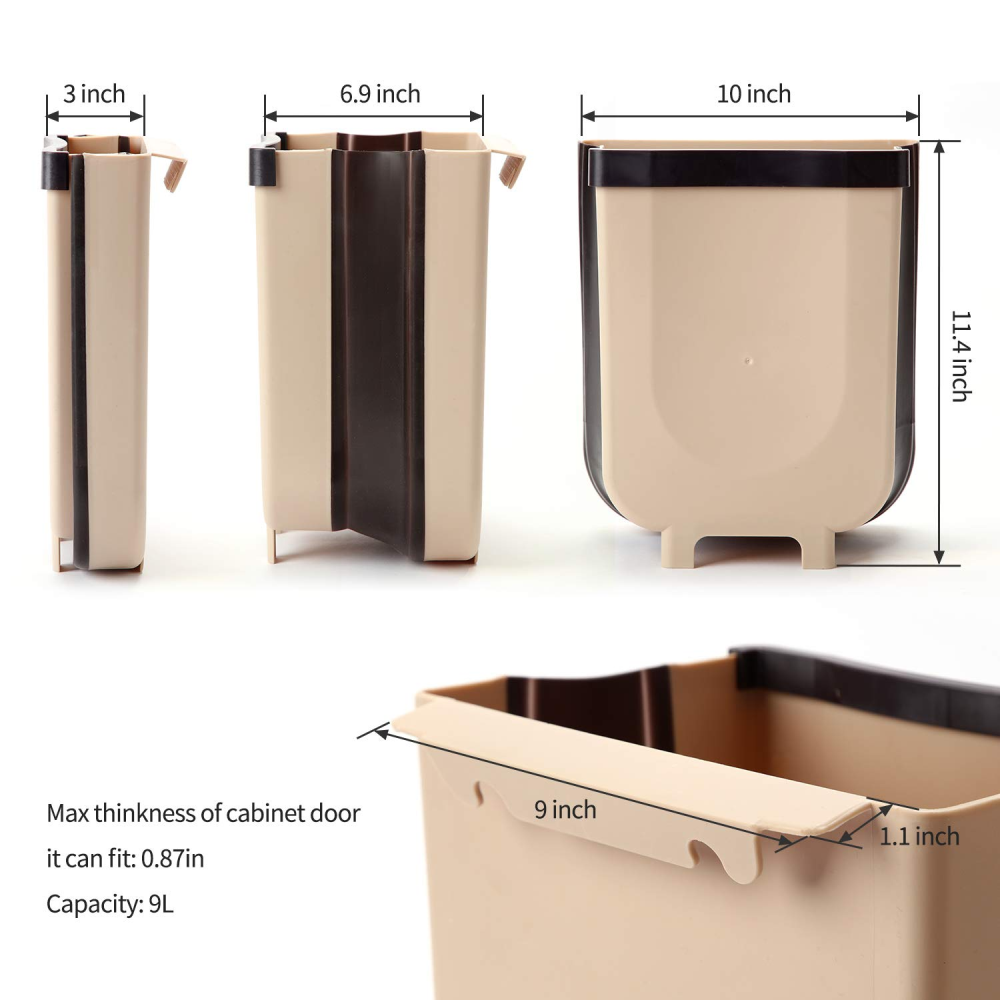 Caneca Basurero Plegable