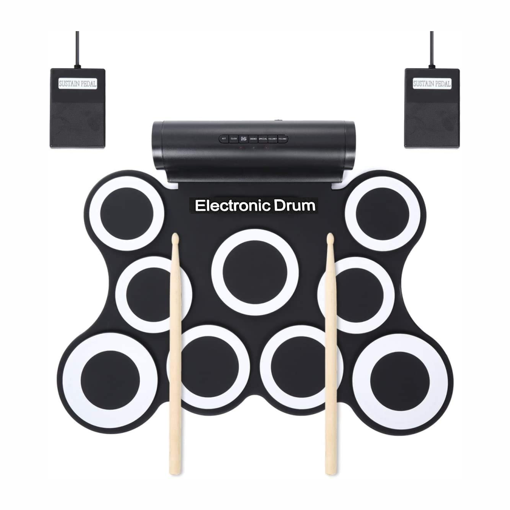 Batería Electrónica Musical Drum 7kid Portátil Altavoz