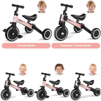 Triciclo Bicicleta Niños Ajustable 3 Modos 1 Mlb108 Resistente
