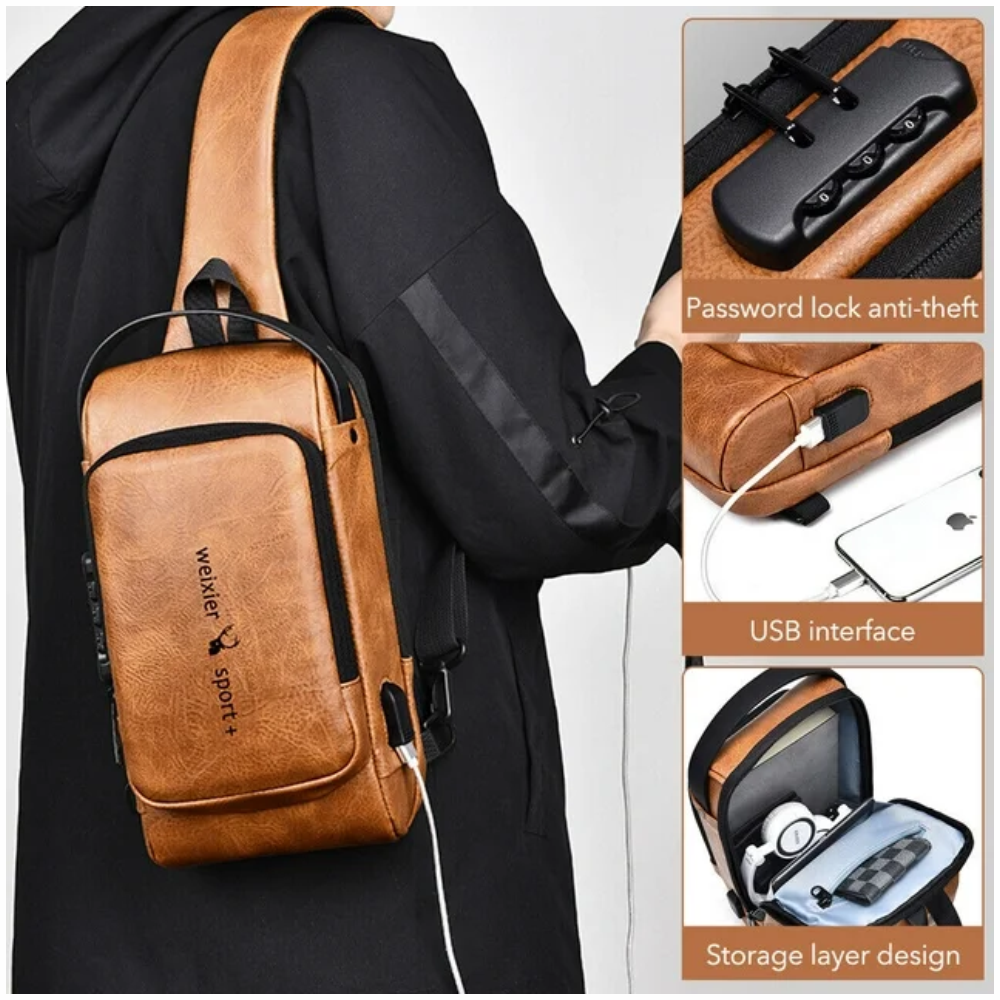 🎒🔒Bolso Maleta Antirrobo Con Clave De Seguridad Weixier Sport🧳⚡