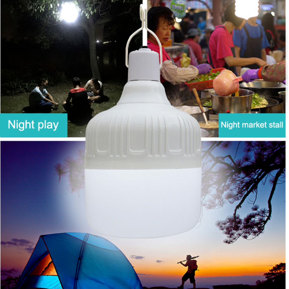 Bombillo Led Recargable Lampara De Emergencia 100w