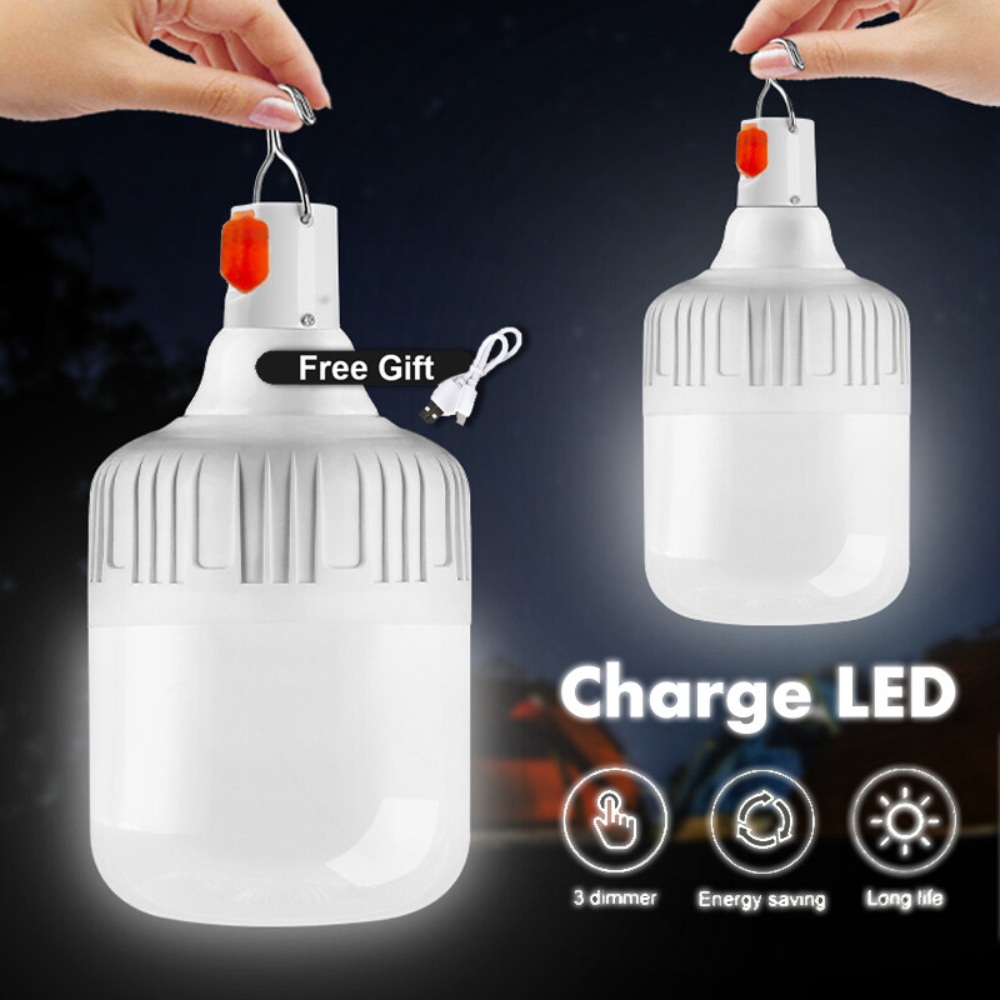Bombillo Led Recargable Lampara De Emergencia 100w